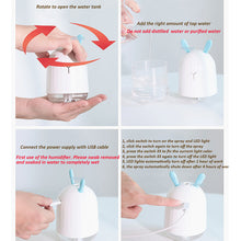 Load image into Gallery viewer, Lovely Rabbit Air Humidifier USB Aroma